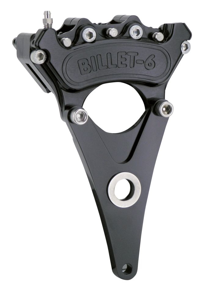 Billet 6 caliper+Y-bracket 10" 76-84 Blk