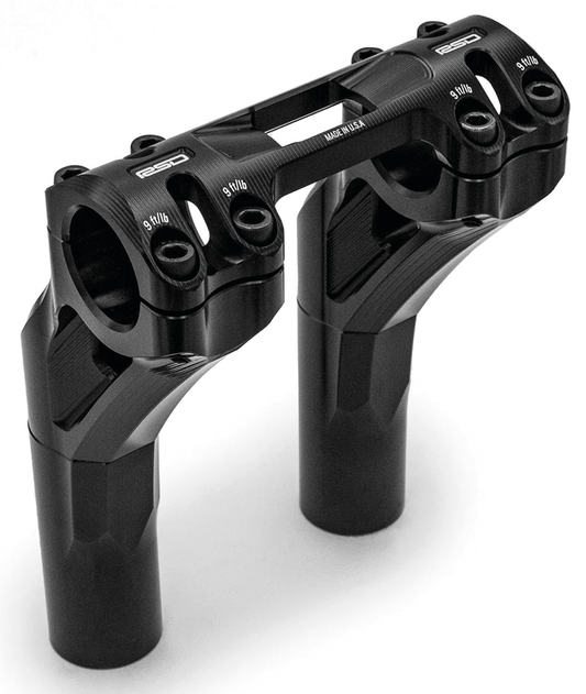 RSD Sector PB Risers 6" One-Piece Black