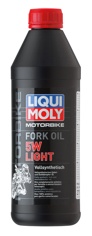 1l Motorbike Fork Oil 5W Light
