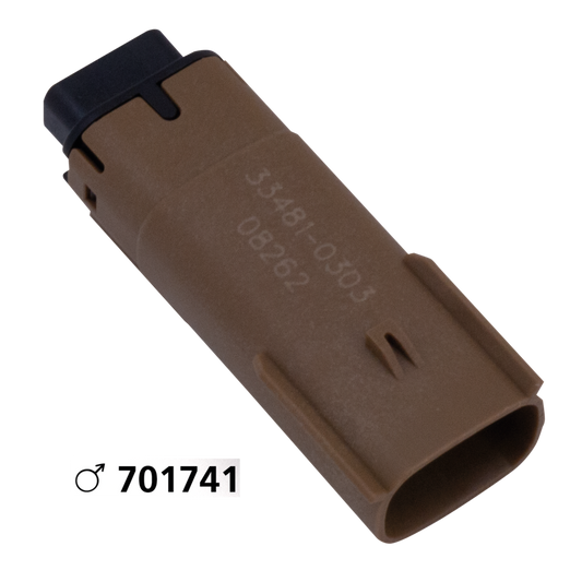 Molex 07Up 3-Position Male Brown OEM7254