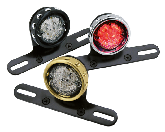 GZP Brass R1 LED taillight w/license bra