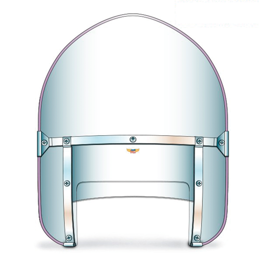 NC Heritage 5-Bolt HD Peaked Top Clear