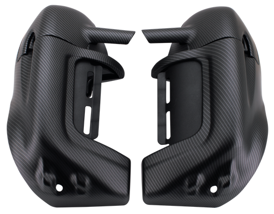 Leg Fairings Matt Carbon FLH/T83-13