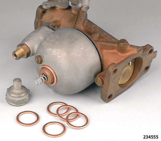 10pck Gasket, Float Bowl Nut, Copper 28-