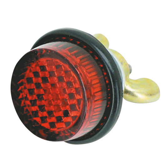 GZP Red bolt-on round reflector 20mm dia