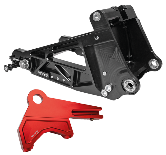 Vity's Billet Swingarm Purple ST18-Up