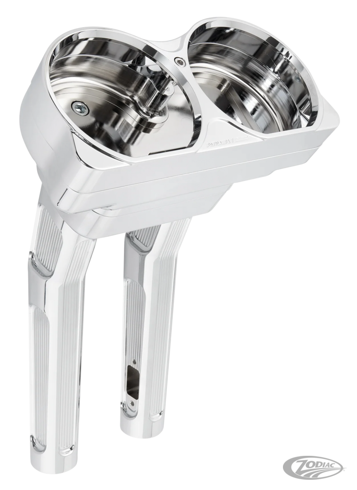 Method Kickback Risers Chrome FLTR15-Up
