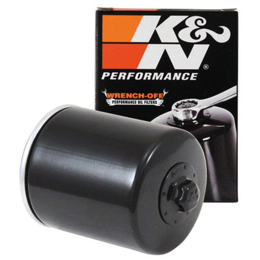 K&N Black Wrench-Off Oil filter short