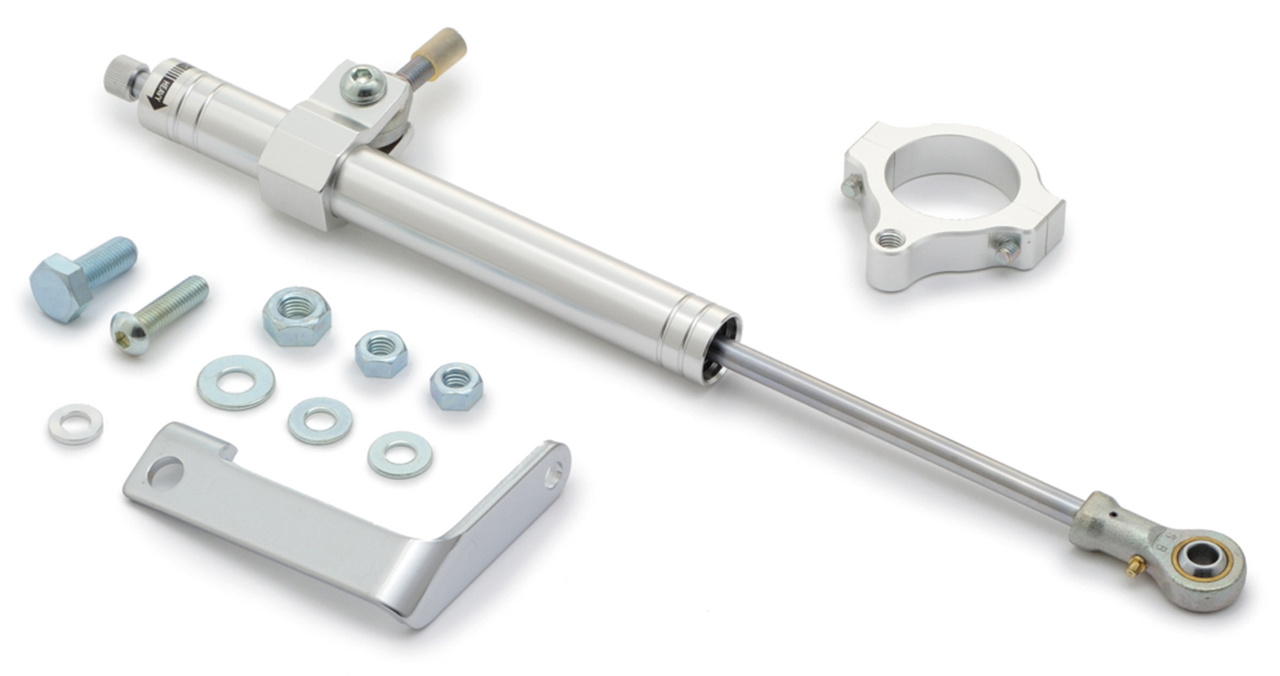 Steering Damper Kit Silver FXD91-05 39mm