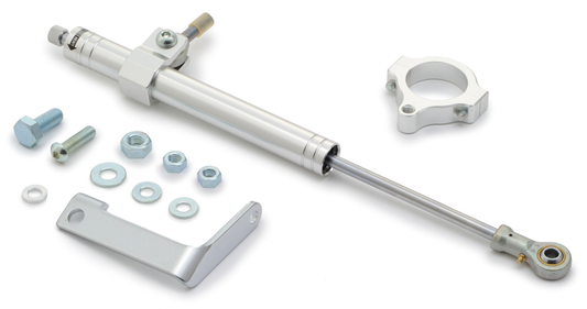 Steering Damper Kit Silver FXD91-05 39mm