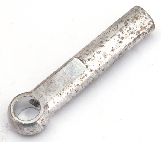 End hand shifter rod white plated