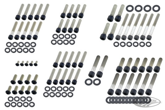 Eng. Bolt Kit Matt Blk FLH/T99-06