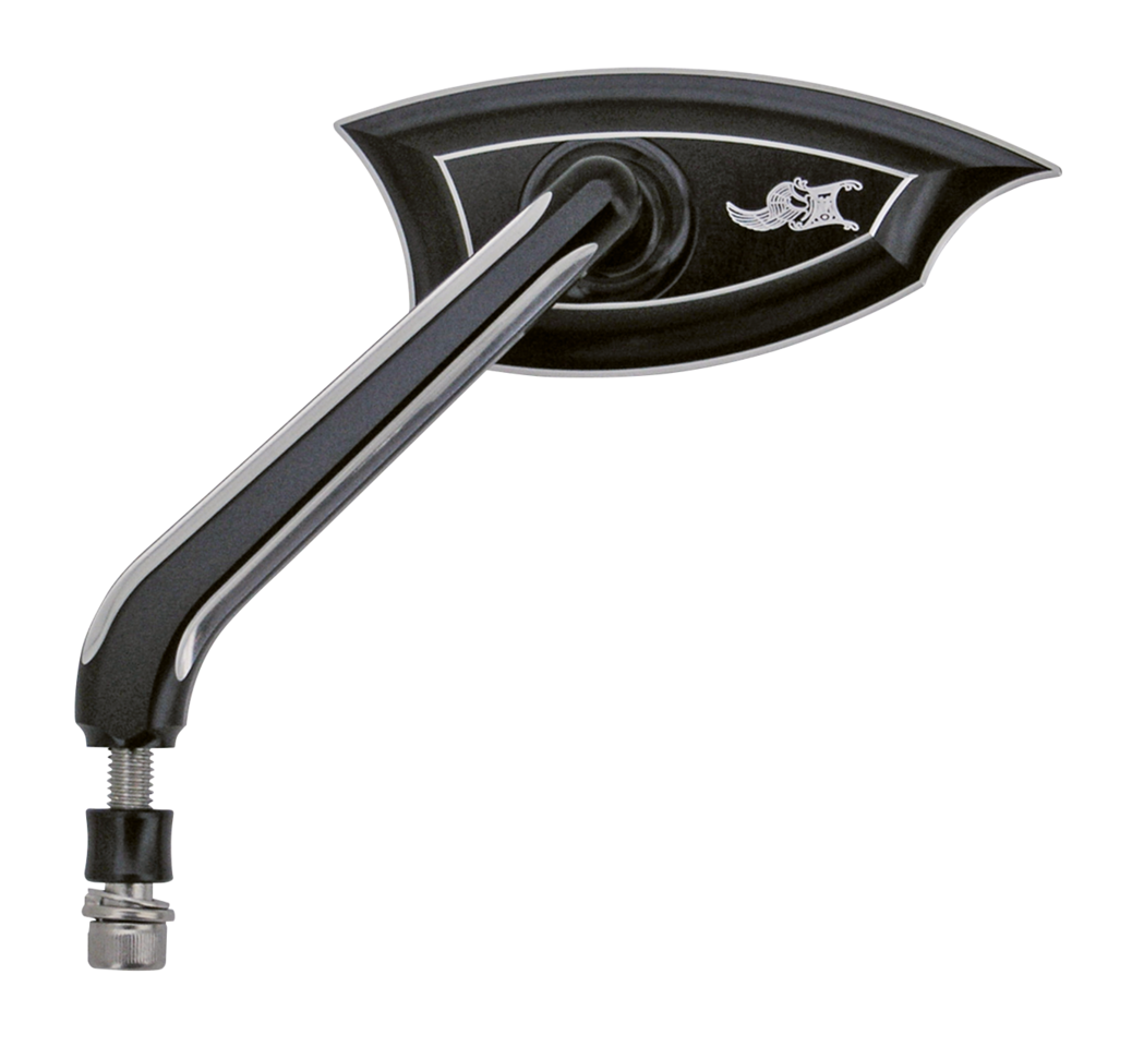 Vanquish Mirror Black&MachineCut Left