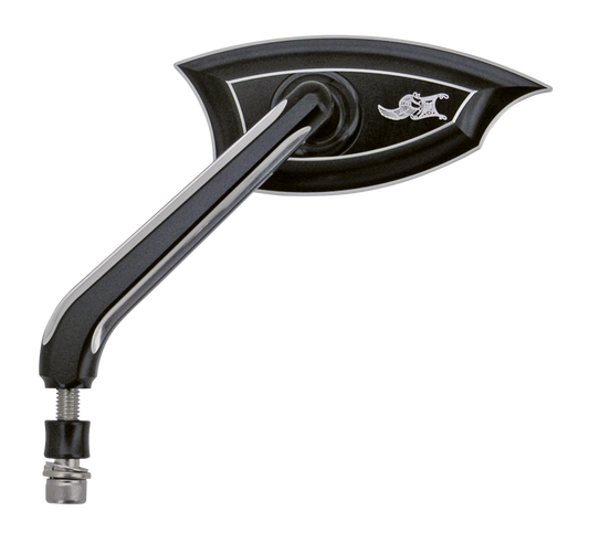 Vanquish Mirror Black&MachineCut Left