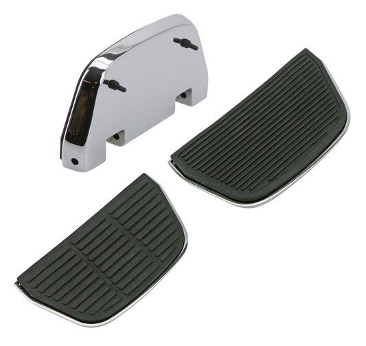 GZP Chr.passenger floorboard kit ribbed