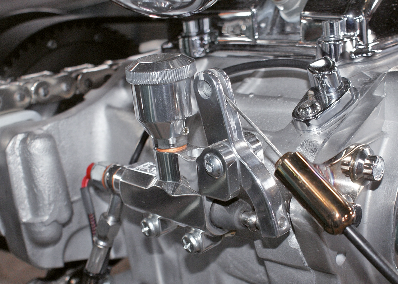 K-Tech mini rear brake m/c polished