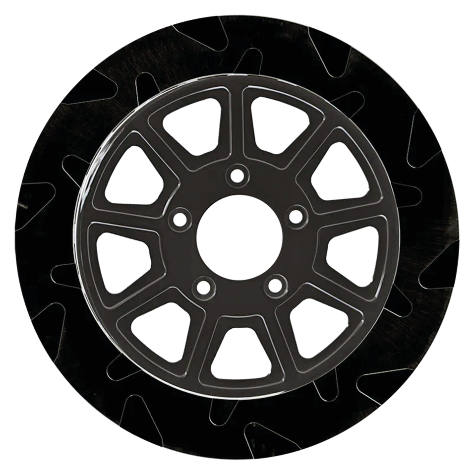 RR Smooth 11.8"x7mm BL/BL 9-Spoke