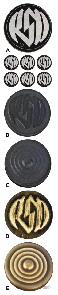 RSD BADGE KIT BRASS LOGOBRASS BADGE W/ L