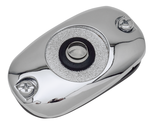 GZP CHR M/C cover w/glass+ seal +screws