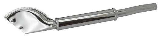 muffler, fishtail, chrome,WL