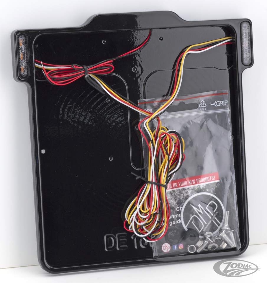 DMP 3-1 License Frame DE Gloss Black