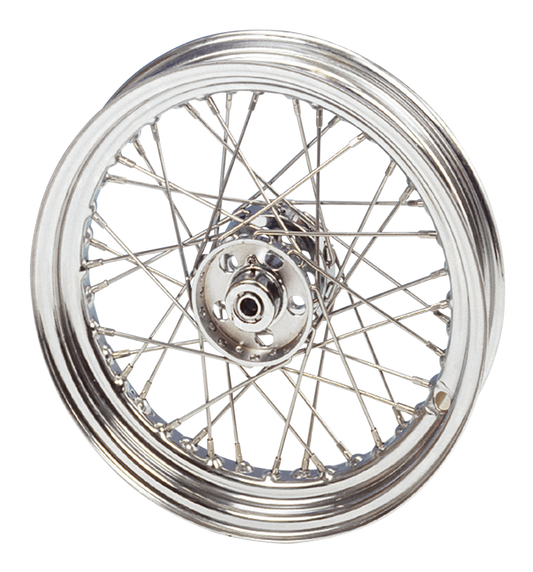 Cplt wheel 19" steel hub 36-66 stainl.sp