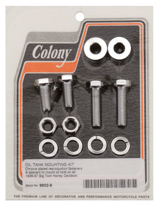 Colony Oil tank mounting kit Parkerized