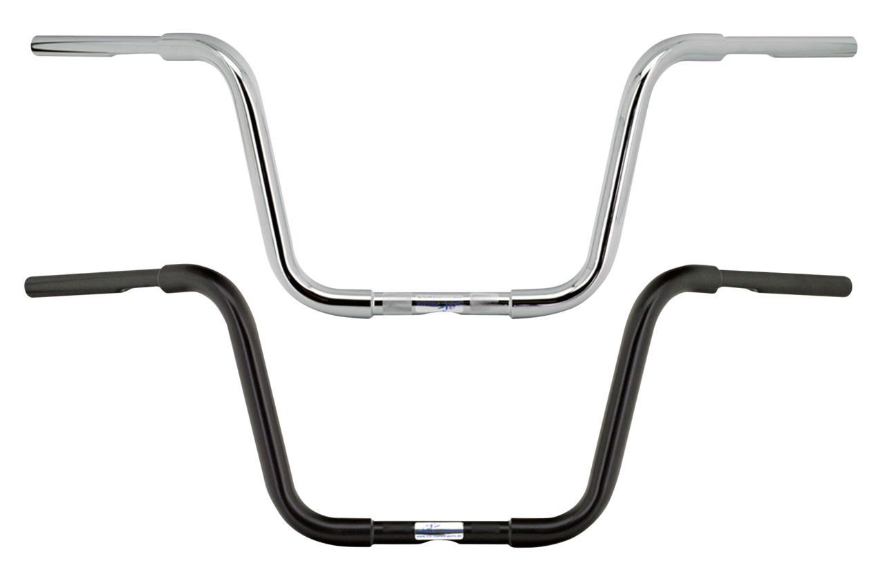 Fat Apehanger D=1.25" H=310mm 3hole chro