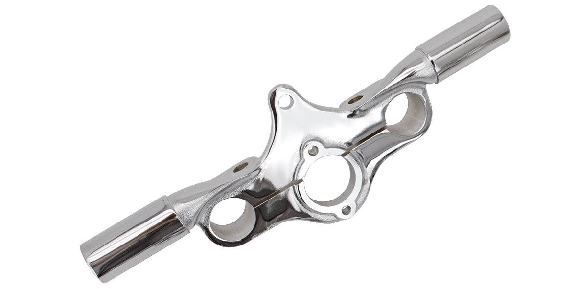 Chr triple clamp for risers OFFSET sprng