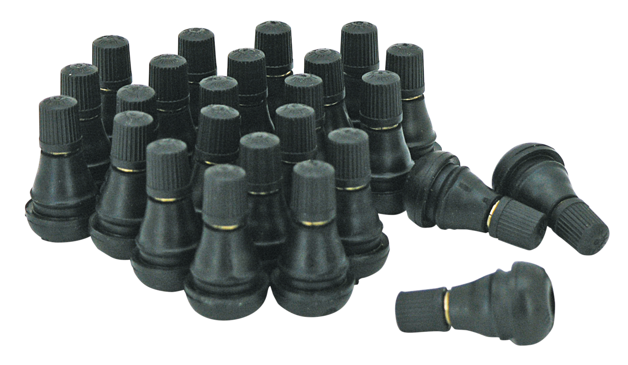 25pck Tubeless Tire Valves Rubber