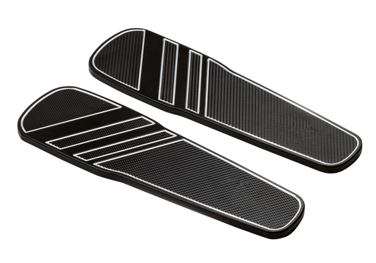 Stripes DR FLoorboards Black Anodized