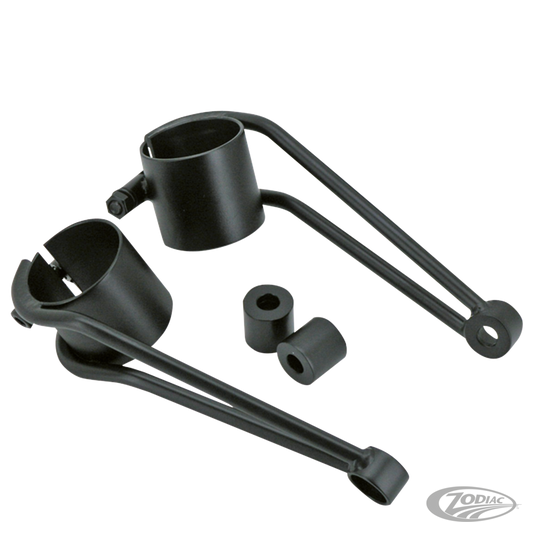 Vintage black 39mm light brackets