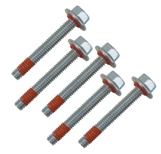 GZP 5/16-18x2" hex FH GR5 w/seal, set/5