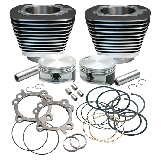 S&S cyl. kit black 3-7/8x4.5" TC99-06