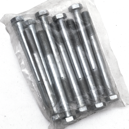 10pck hex bolt 5/16-24x3-1/2" UNF zinc