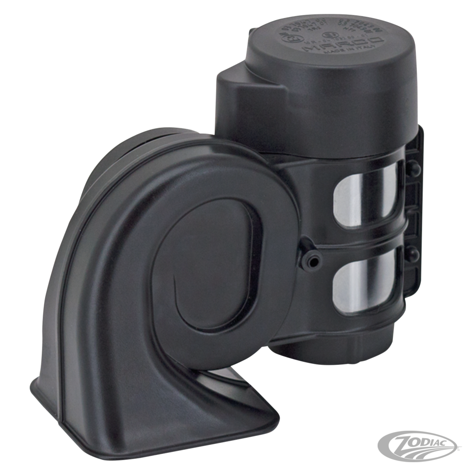 Blk Hurricane horn w/internal compressor