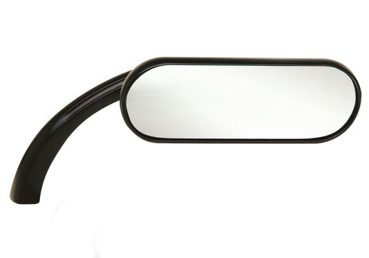 BLACK MINI OVAL MIRROR RIGHT