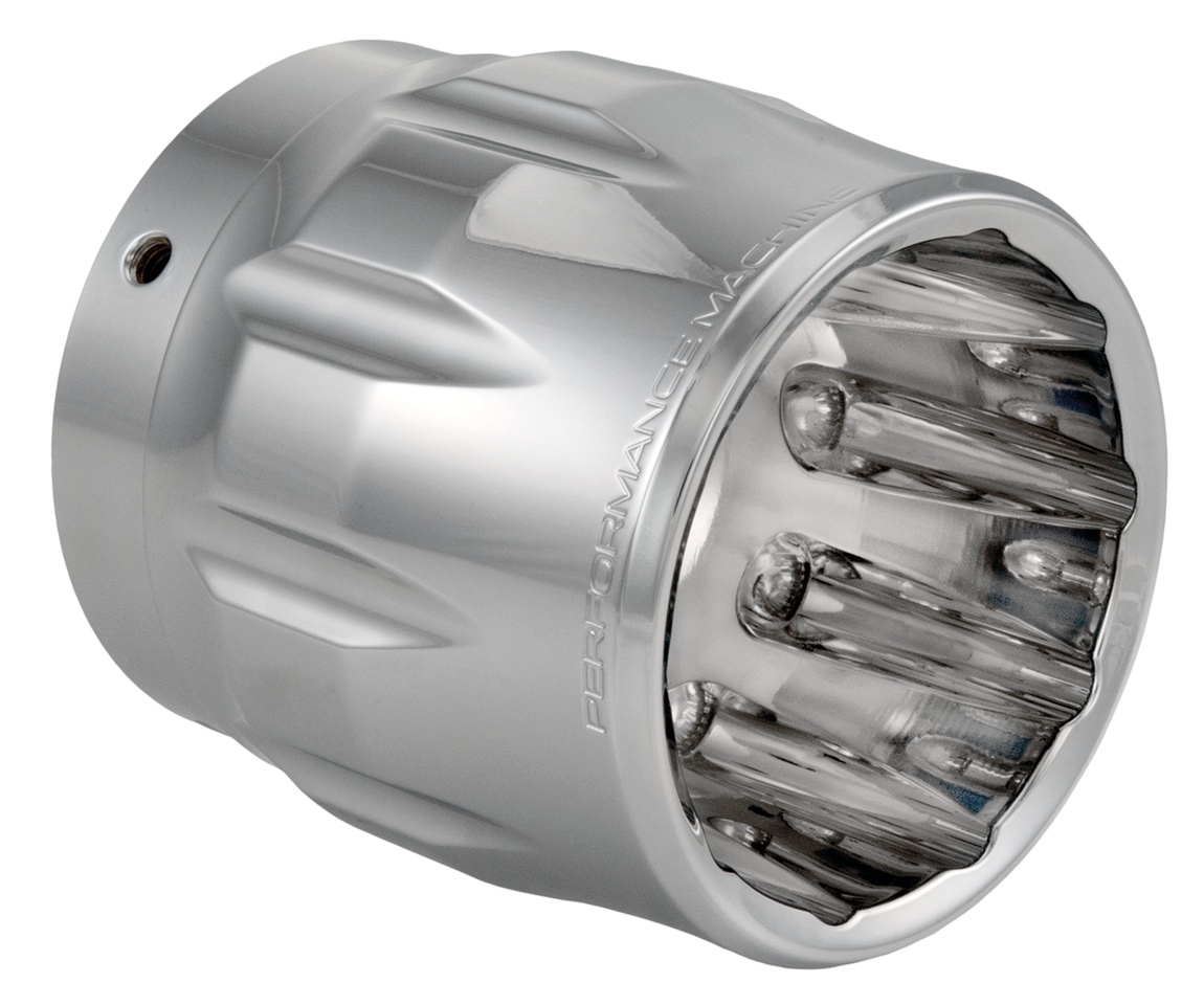 PM Exhaust tip Tech 10 chrome SE 3.5"