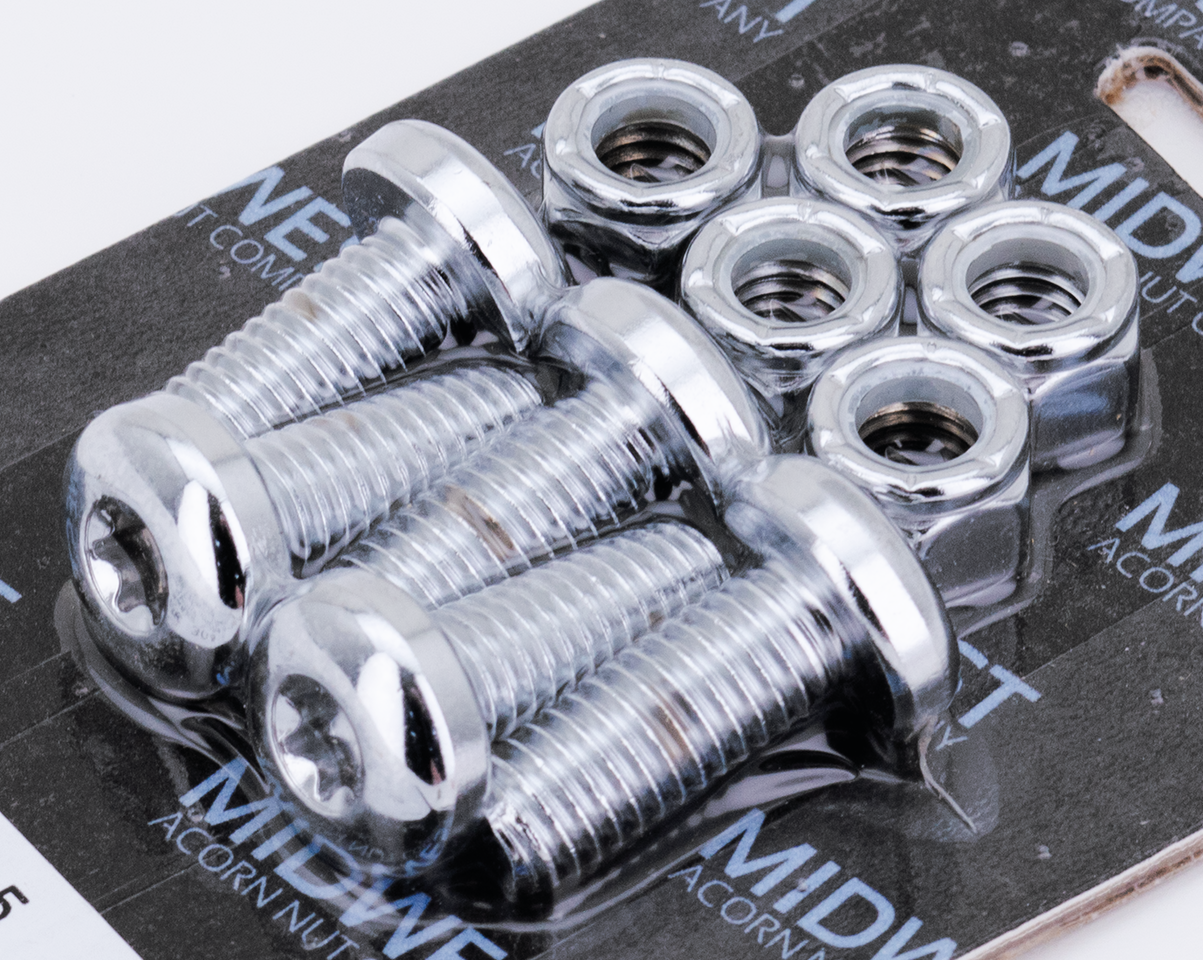 Chrome disc screw kit TBHS