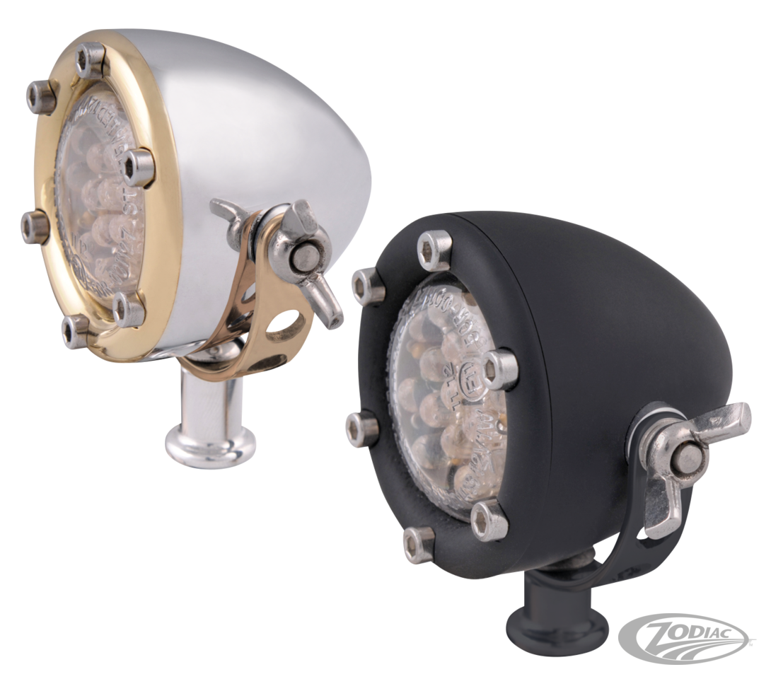 Chopper Kulture TAIL LIGHTS Polished/bra