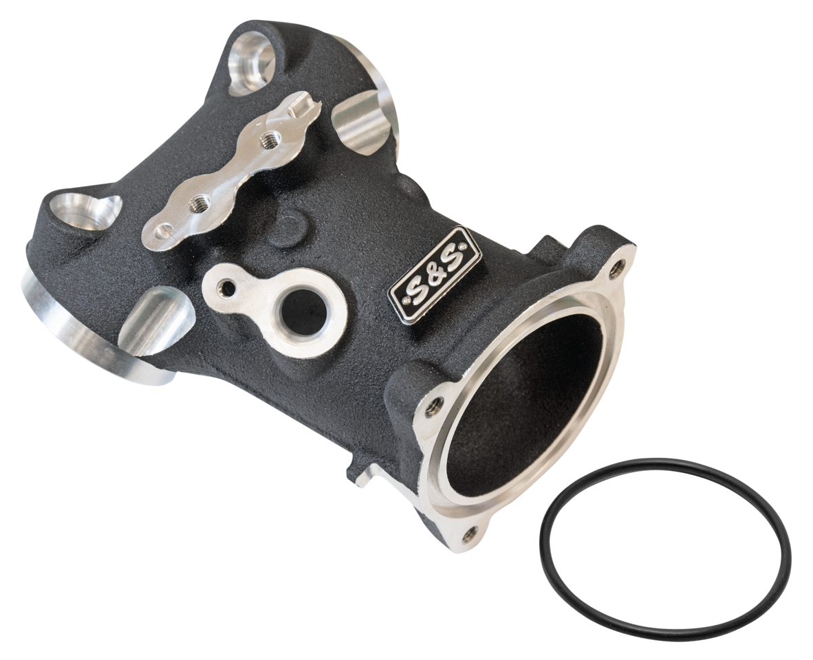 S&S blck high flow manifold ME17-UP 55mm