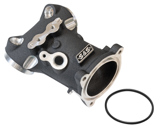 S&S blck high flow manifold ME17-UP 55mm