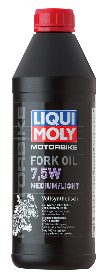 1l Motorbike Fork Oil 7,5W medium/light