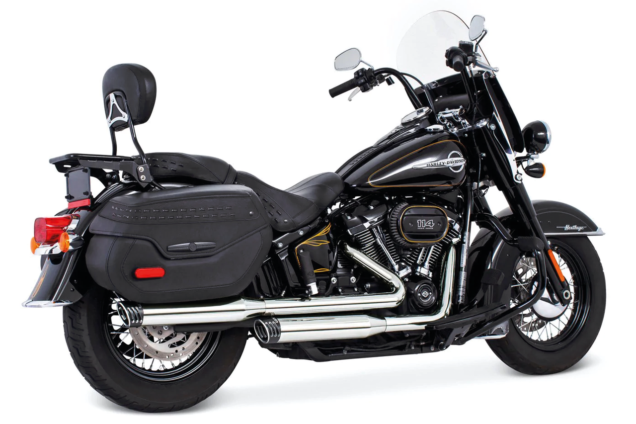 Freedom 3.25" Racing S/O FLHC/FLDE ch/bk