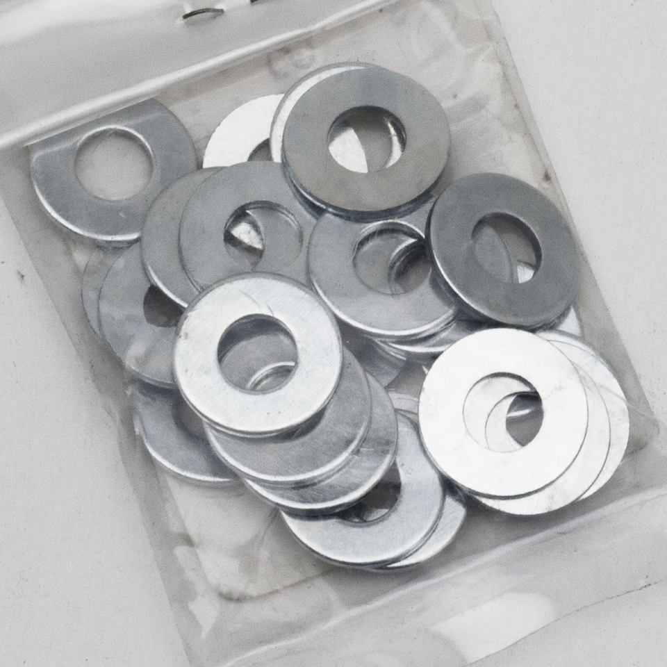 25pck SAE Washer 5/16x11/16"x1/16" zinc