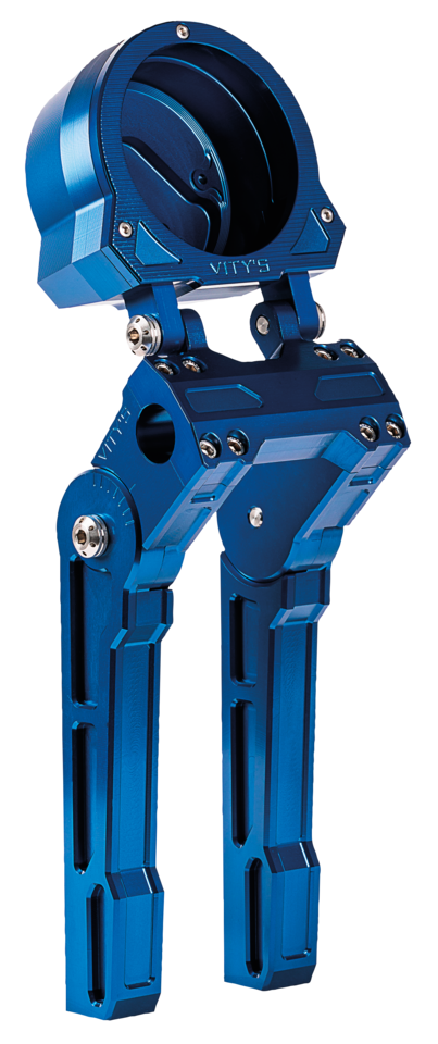 10" Adj. Risers/Gauge Blue FXLRS22-Up