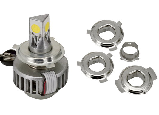 GZP Synapse white LED H4 bulb w/bullet c