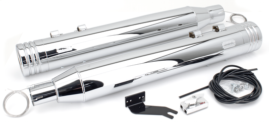 MCJ 100 Striped End Cap FLH/T17-21 Chr