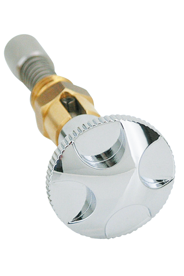 GZP Chr Cross round Enrichener knob f/ S