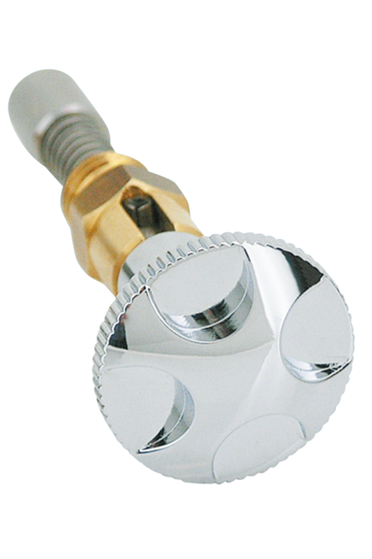 GZP Chr Cross round Enrichener knob f/ S